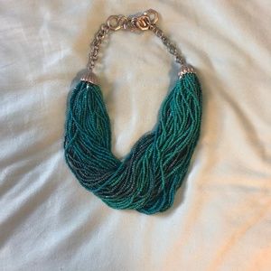 Beaded statement necklace